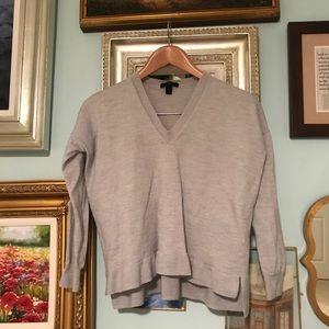 J. Crew v-neck pastel sweater